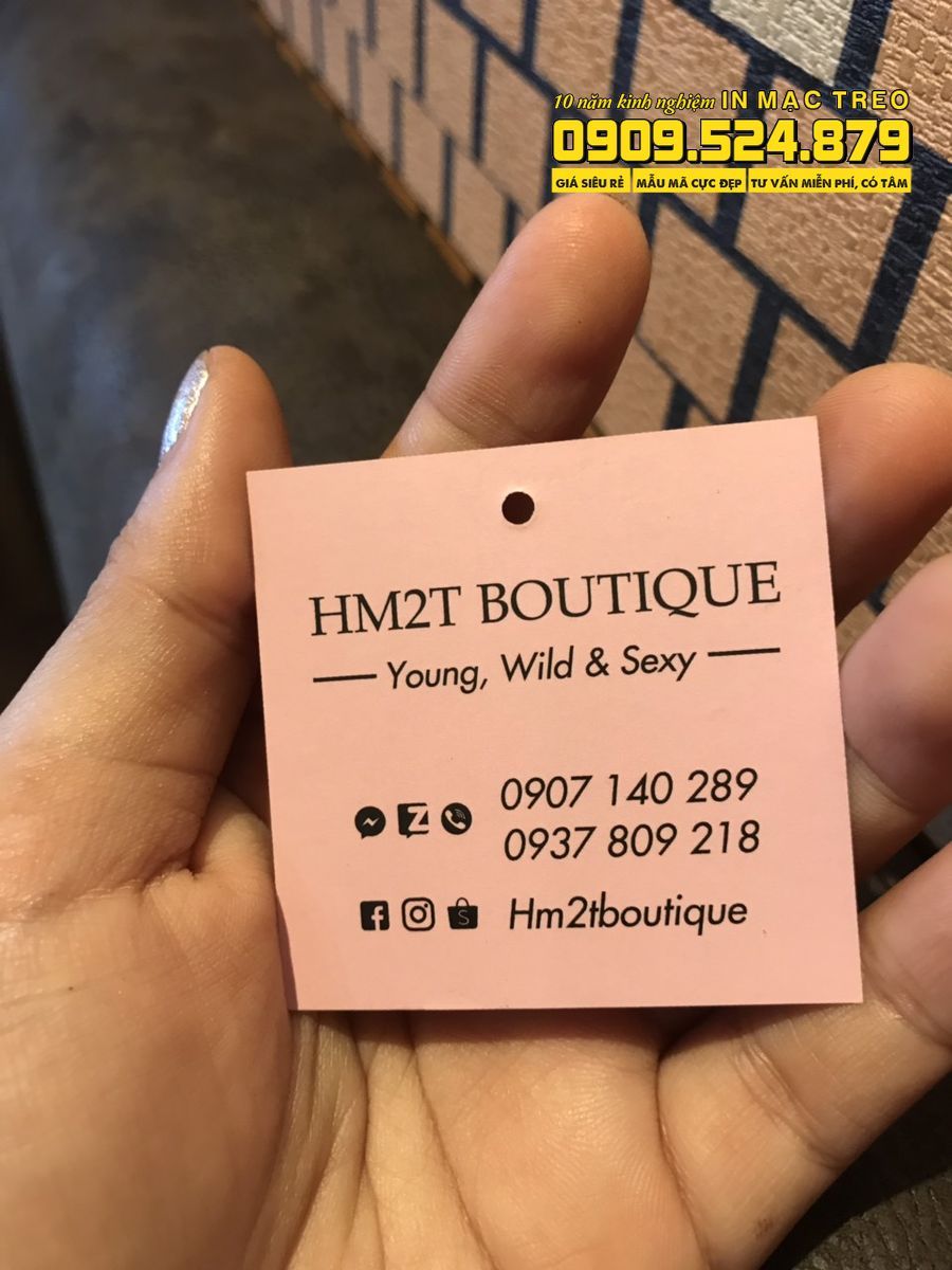 Mau Mac Quan Ao shop thoi trang hinh vuong mau hong HM2T Boutique