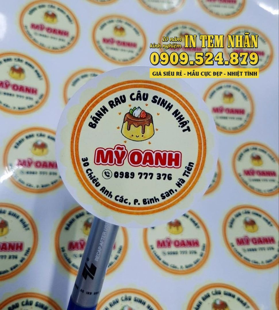 Mau Tem Nhan banh rau cau sinh nhat My Oanh 2