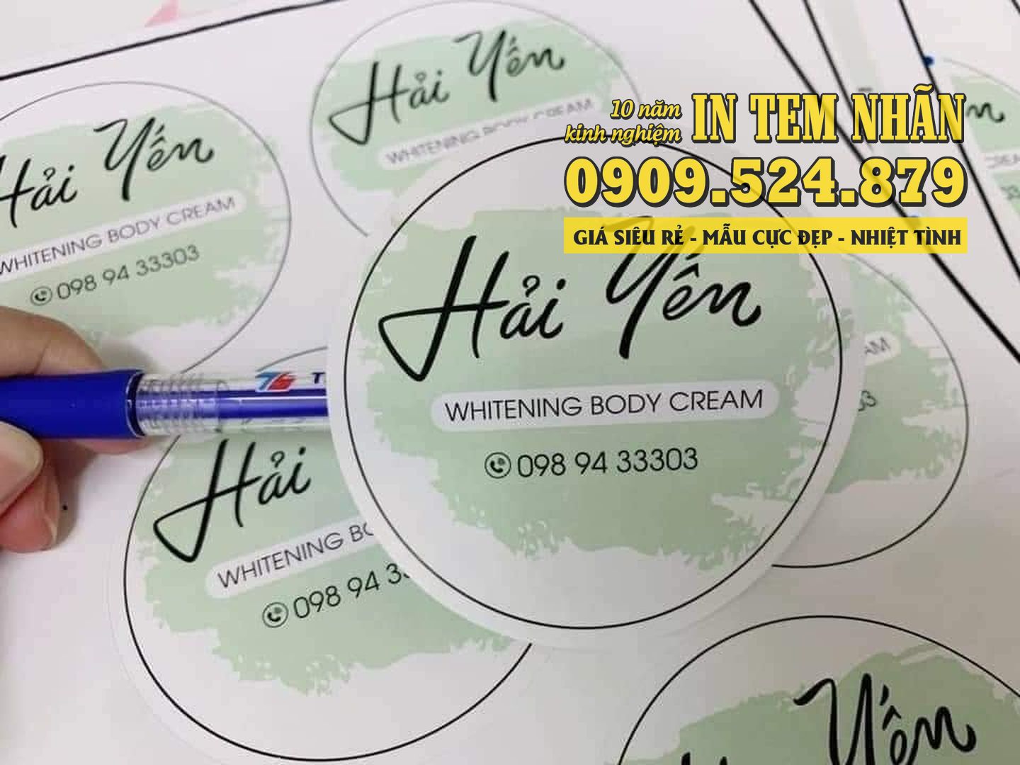 Mau Tem Nhan whitening body cream Hai Yen 1 2