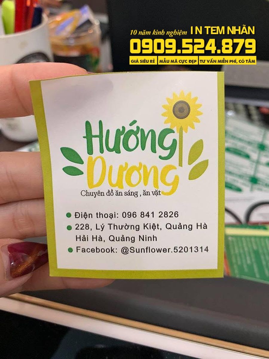 Mau Tem Nhan do an sang Huong Duong