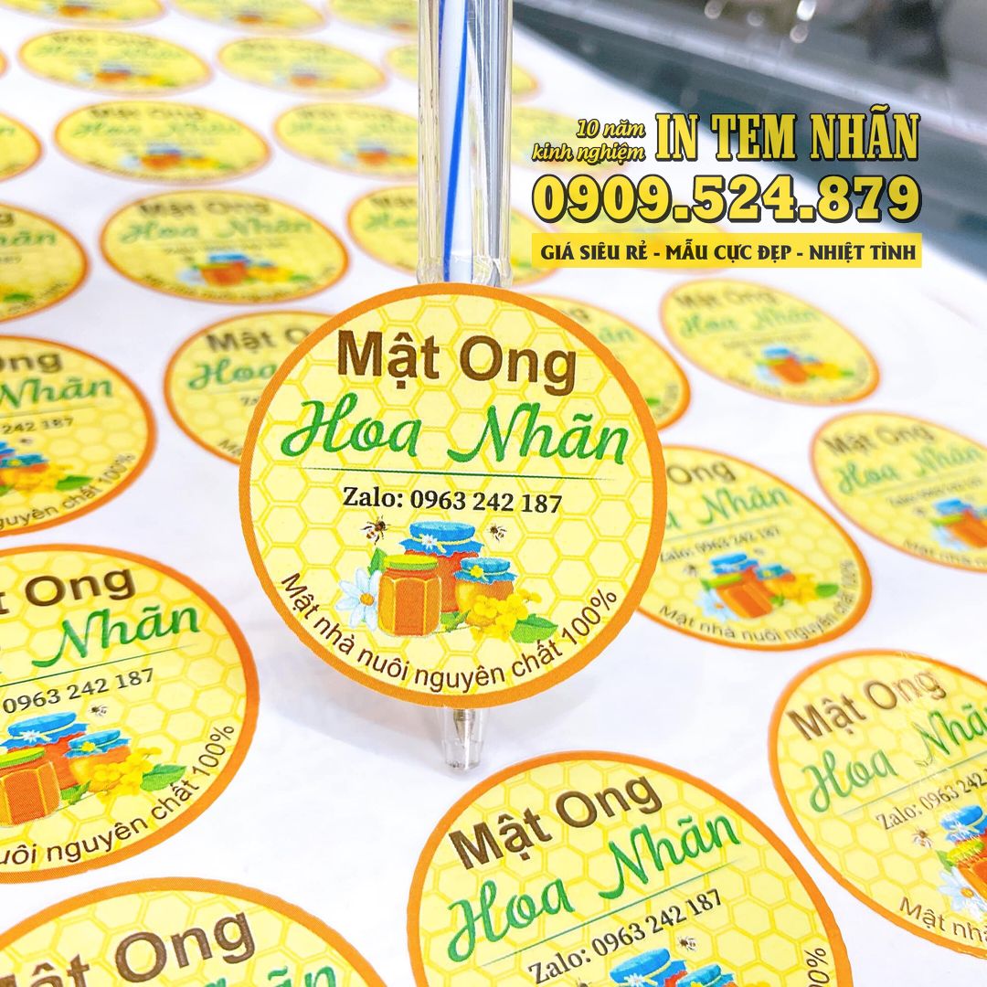 Mau Tem Nhan mat ong hoa nhan