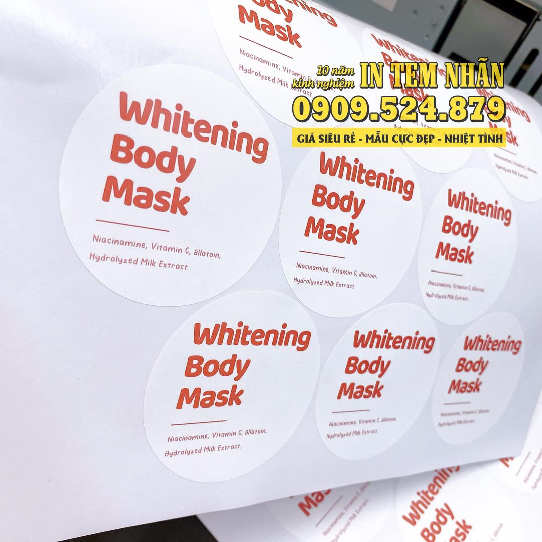 Mau Tem Nhan whitening body mask