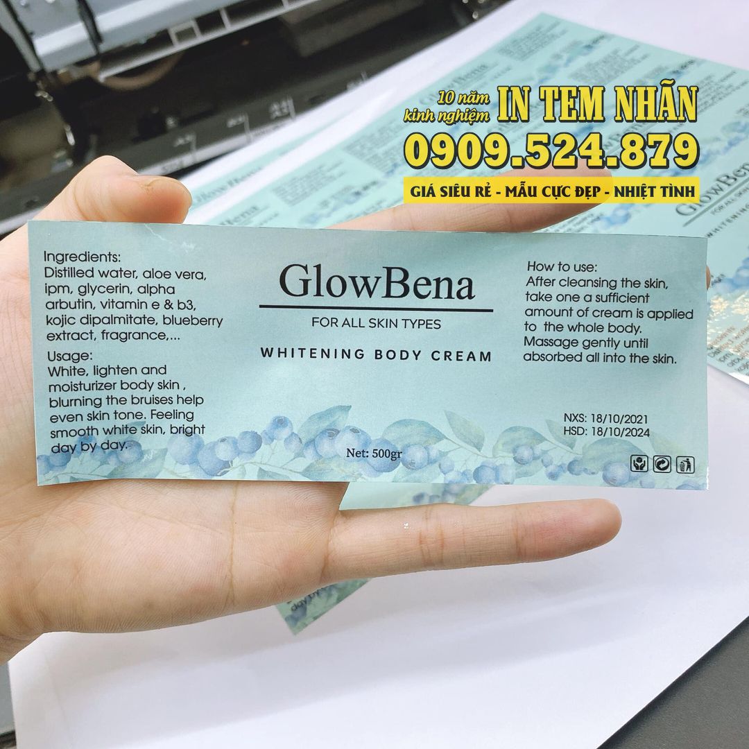 In tem decal giấy giá rẻ tại tp HCM