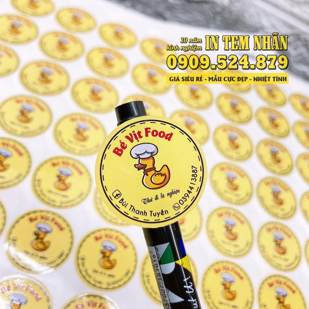 In sticker decal giấy tại tp.HCM